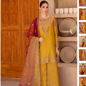 BATIK 3 Piece Luxe Pakistani/Indian Suit